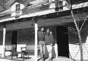 Standing on the porch of Butterfly Hollow