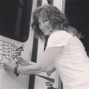 Adding Louisiana to our map of states that we've traveled to with our camper.
